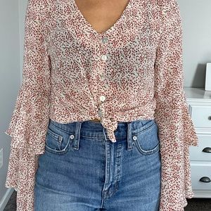 Newbury Kustom Bell Sleeve Button Up